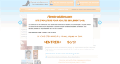 Desktop Screenshot of planete-adultere.com
